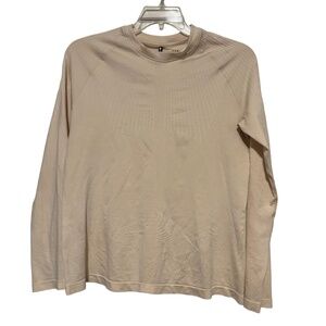 Women’s Nike x MMW Long Sleeve Yoga Top in Cream Sz XL